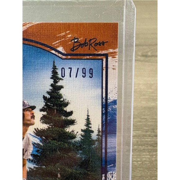 2025 Topps x Bob Ross Don Mattingly Joy of Baseball Yankees #64 Serial 07/99 - Picture 2 of 4